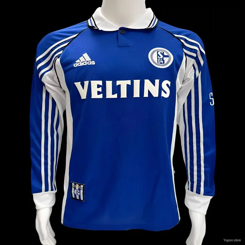 Camiseta Schalke 04 1998/00 LOCAL MANGA LARGA VERSION FAN
